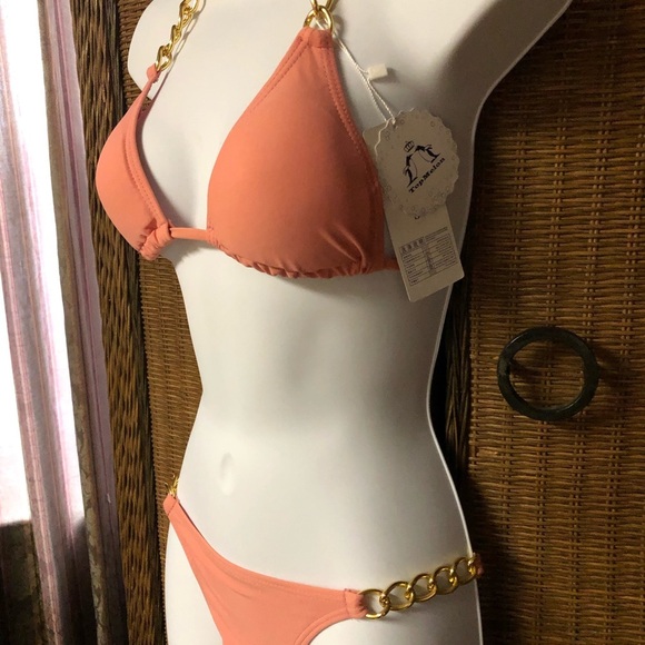 NWT🌸TOP MELON 🌸STRING&CHAIN BIKINI​ - Picture 3 of 8